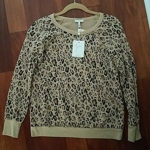 Joie annora leopard sweater